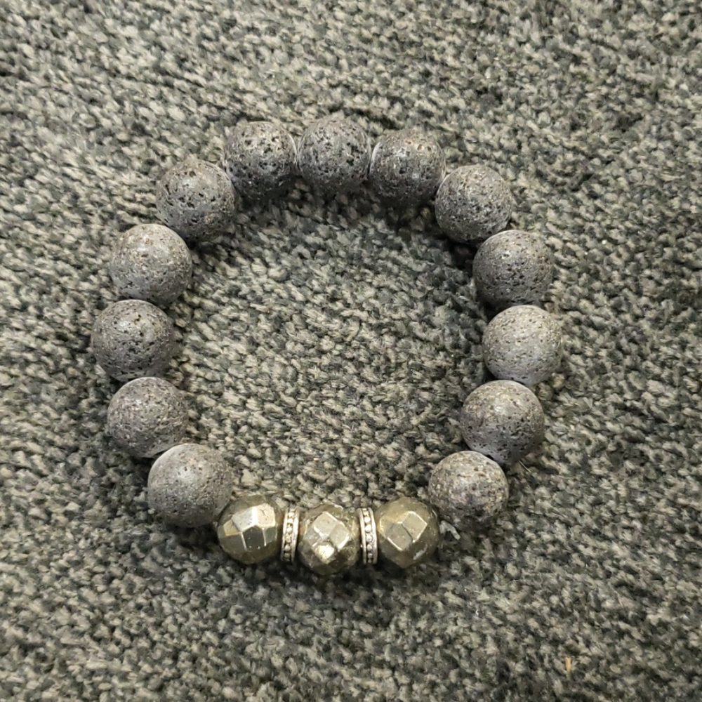 Lava stone handmade bracelet